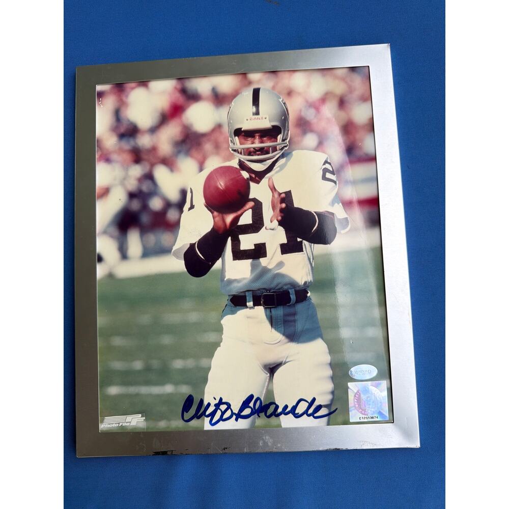 Cliff Branch Signed Photo 8X10 Autographed Oakland Raiders American Football NFL